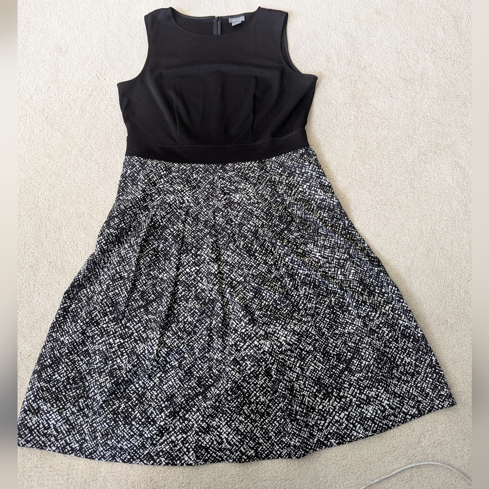 Ann Taylor Classic Black Sleeveless Dress